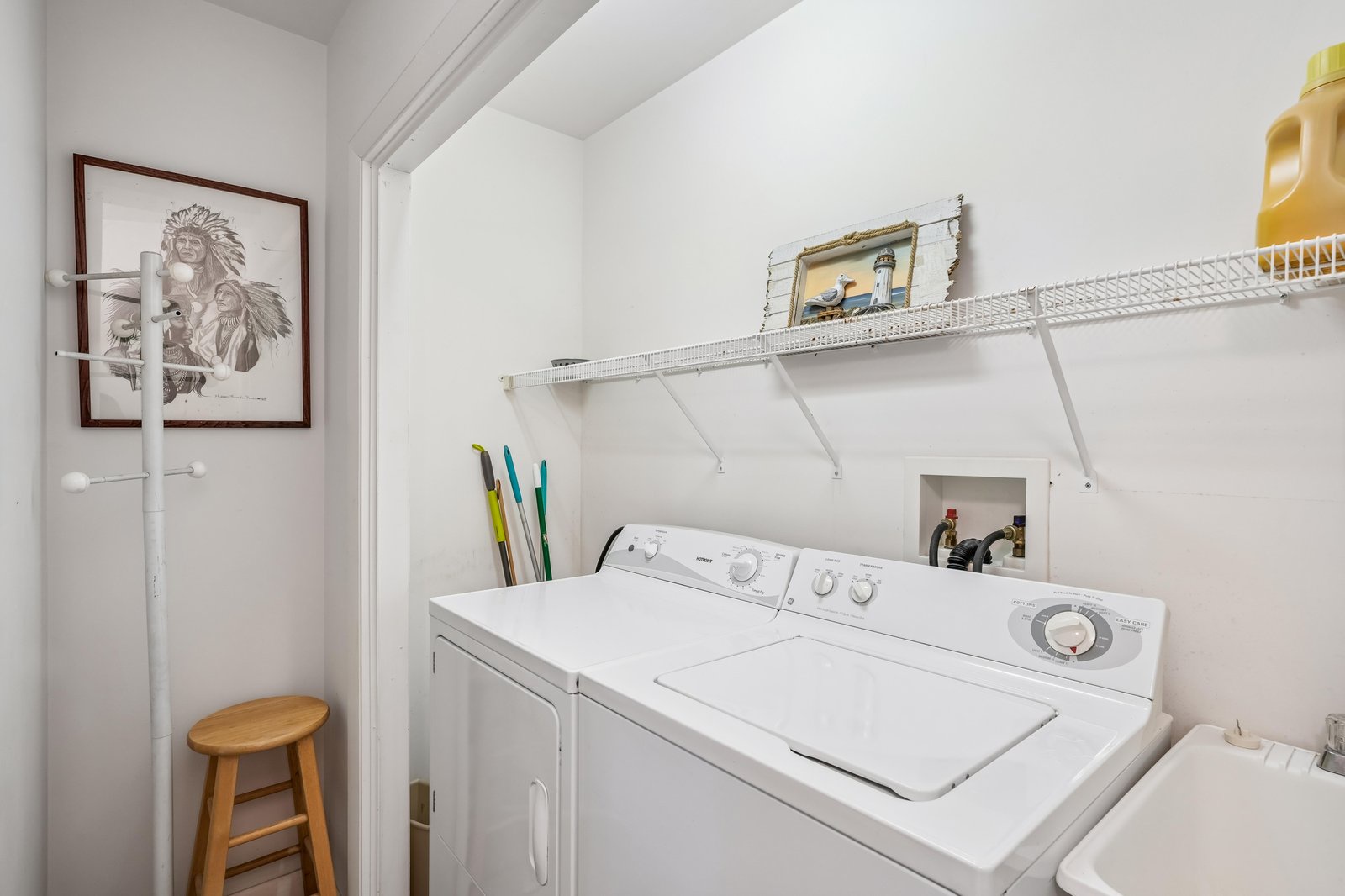Your own dedicated laundry space makes packing light a breeze. Fresh towels and clean clothes, whenever you need them—just steps from your room.