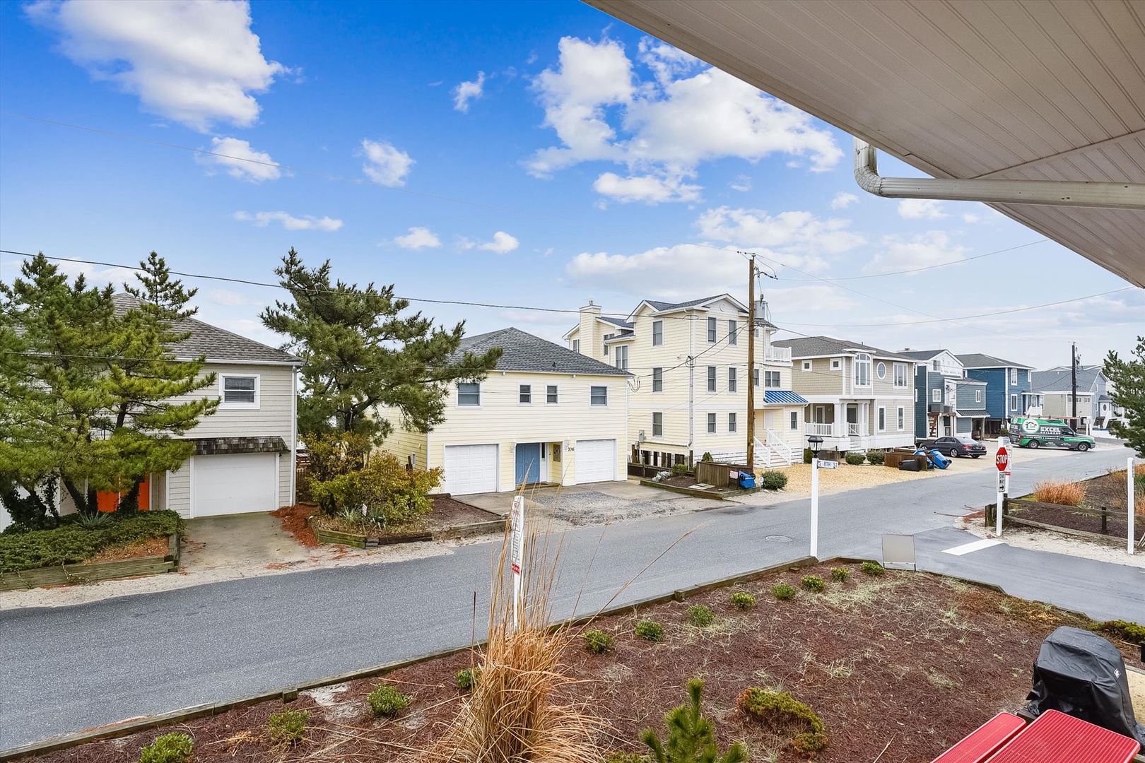 Quiet coastal neighborhood offering easy beach access and peaceful surroundings near the property.