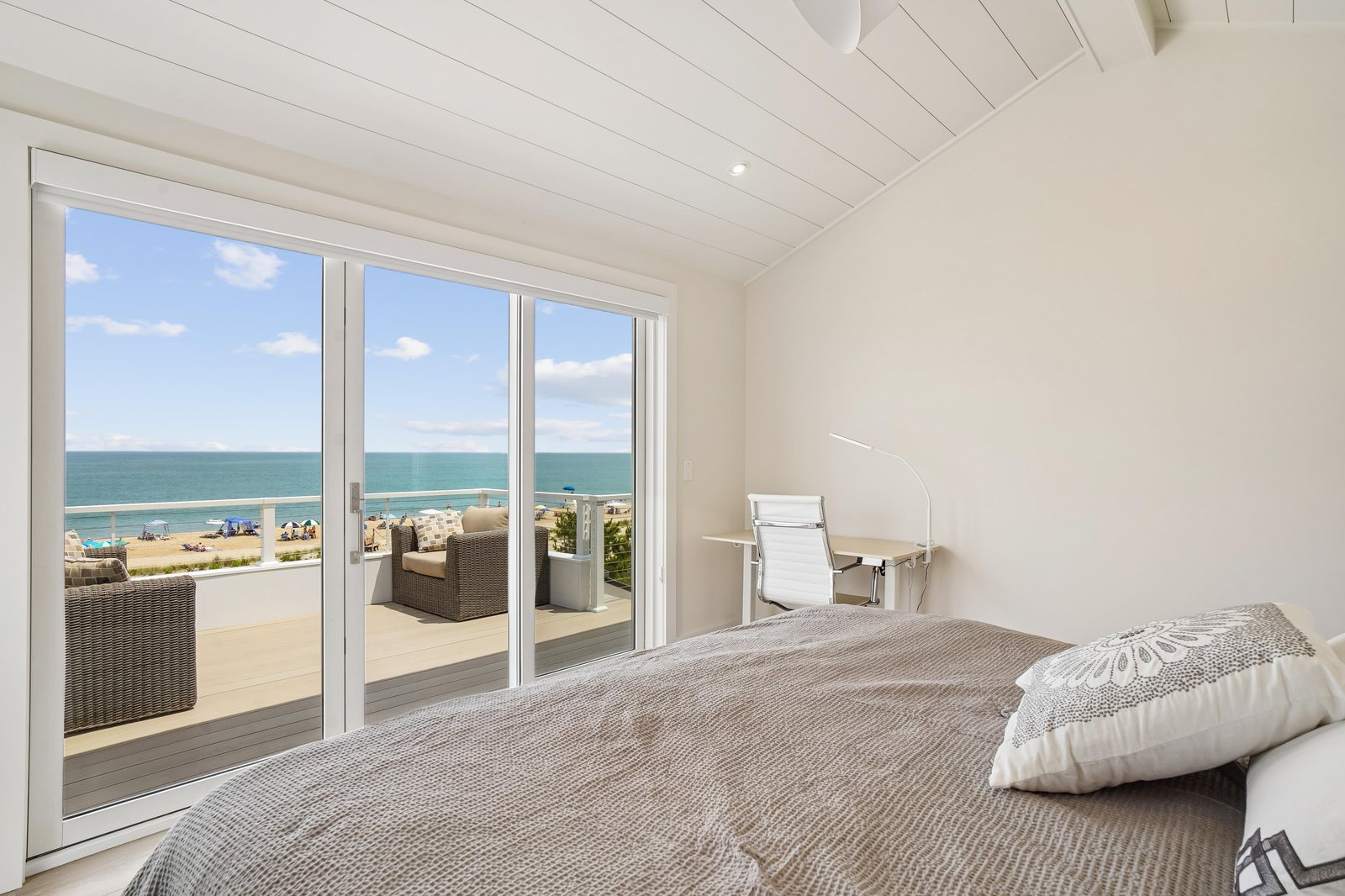Wake up to the soothing sound of waves and endless blue horizons. Your private beachfront retreat awaits, where the serene coastal beauty becomes part of your everyday escape.