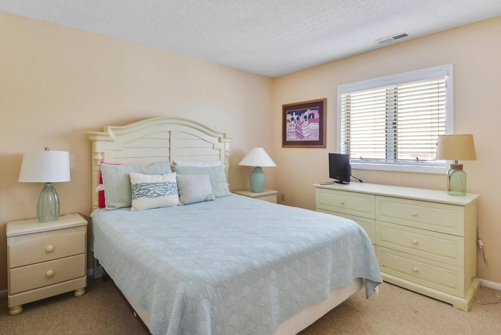 Settle in for a peaceful night's rest in your cozy bedroom, where soft linens and thoughtful touches welcome you home after a day of adventure.