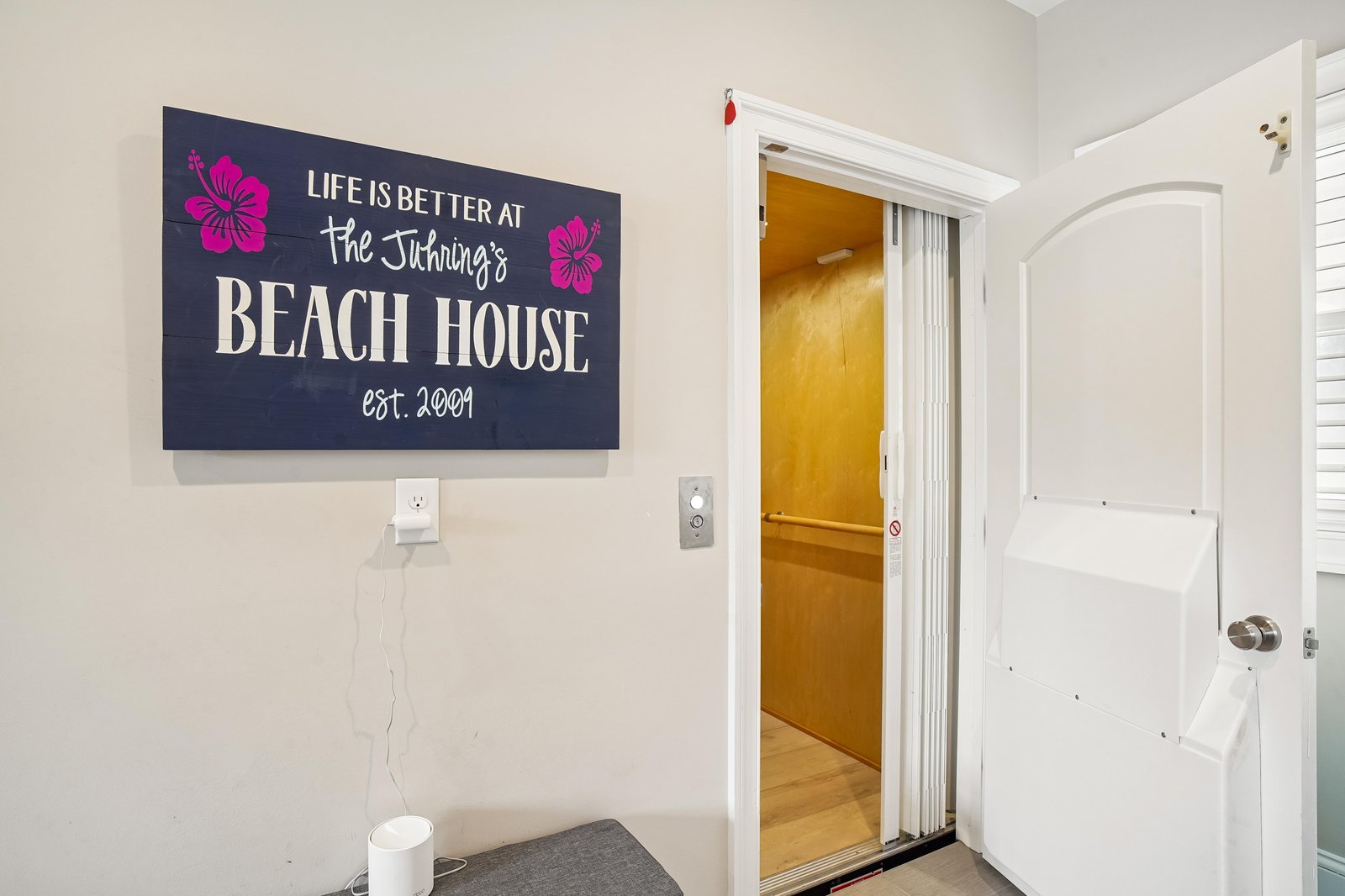 Step inside your home away from home, where the elevator takes you effortlessly to your floor and coastal charm greets you at every turn.
