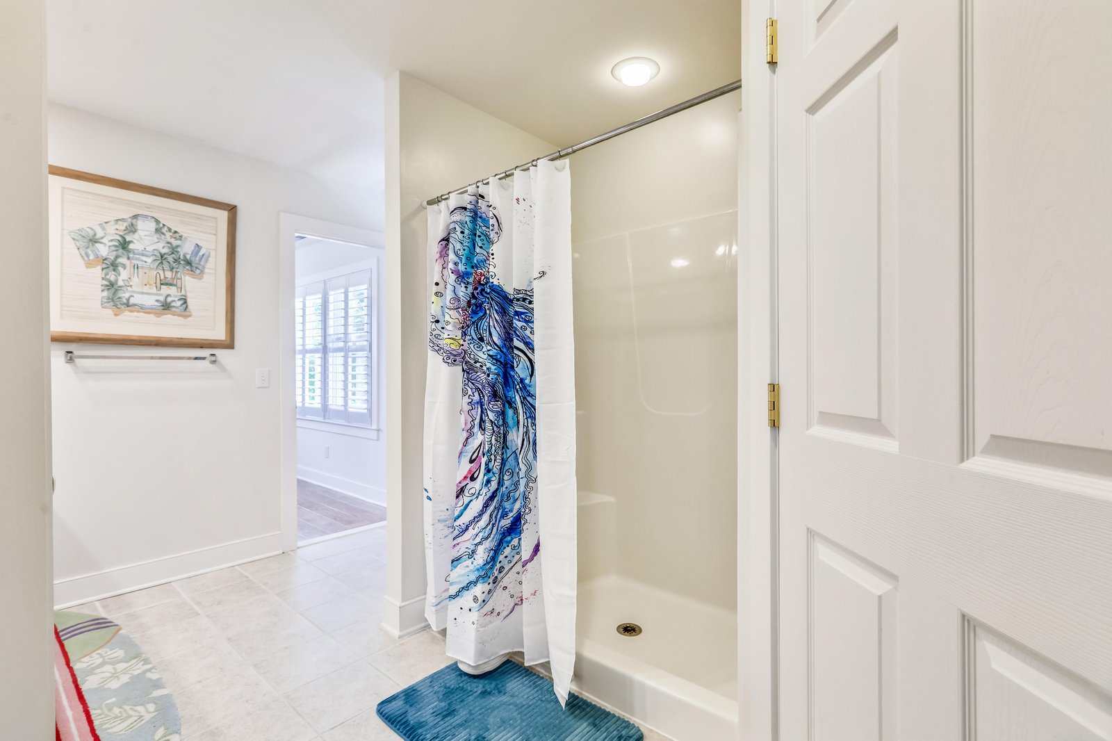 Step into your private bathroom with a spacious walk-in shower—perfectly designed for refreshing mornings and relaxing evenings.