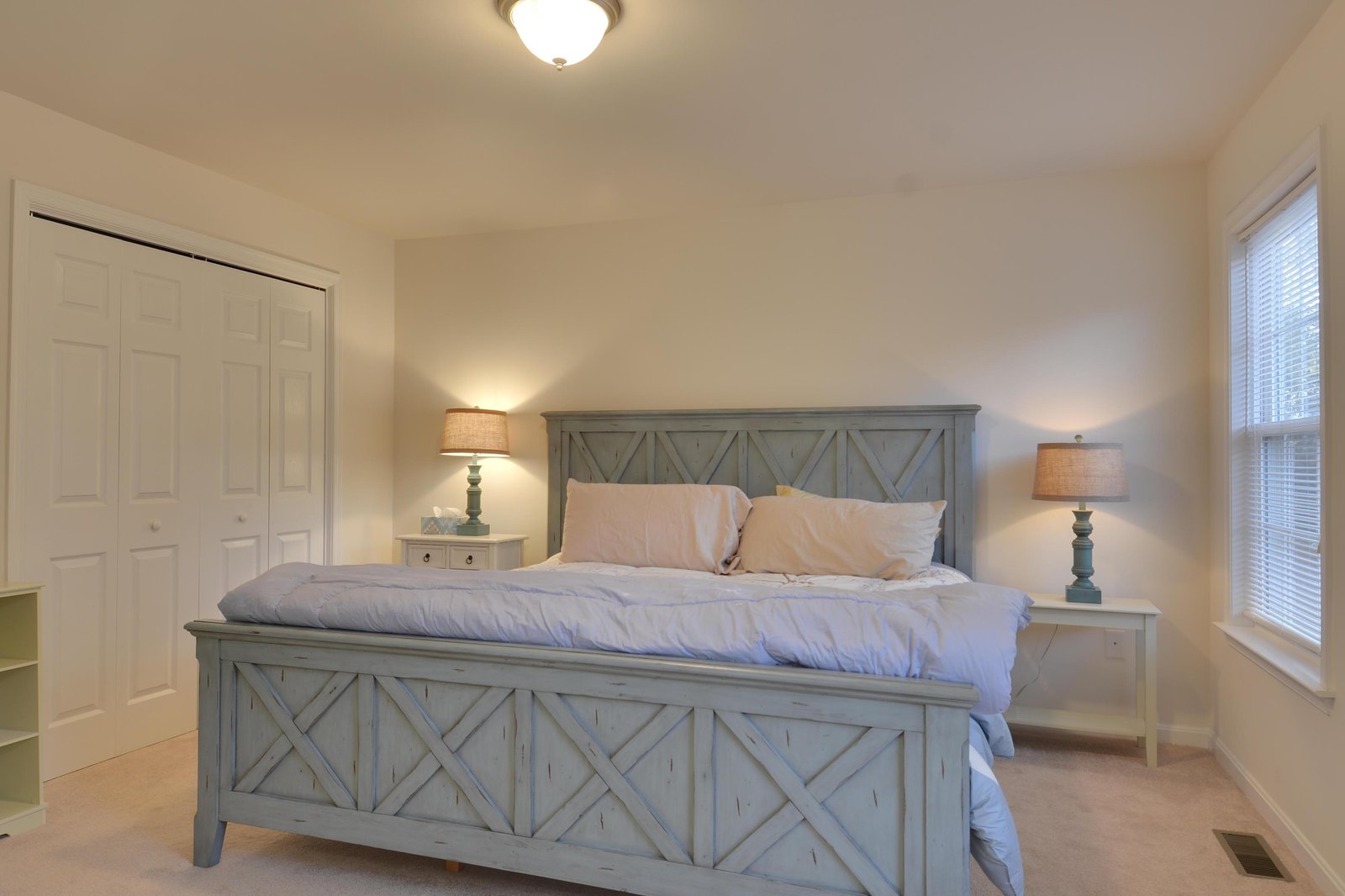 Sink into soft linens and let natural light warm your peaceful retreat each morning.