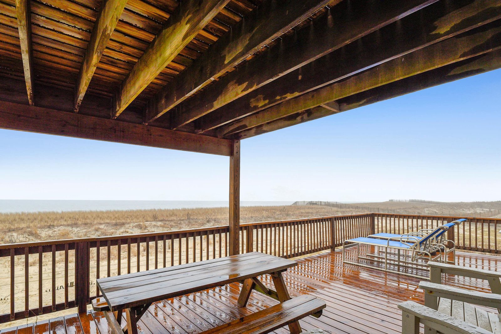 Your beachfront deck awaits, where ocean breezes and stunning sea views create the perfect setting to unwind, dine al fresco, or simply watch the waves roll in.