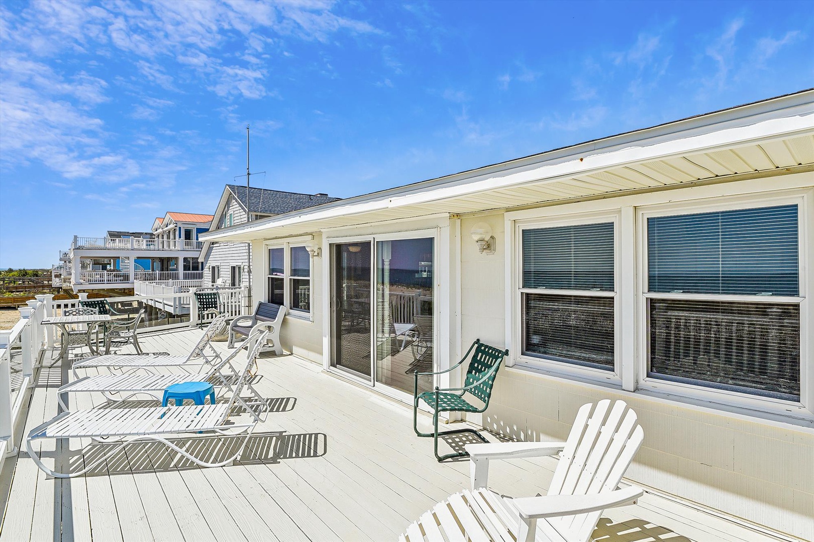 Beachside property located in a serene coastal neighborhood, offering easy access to the sandy shores and surrounding area for a relaxing getaway.