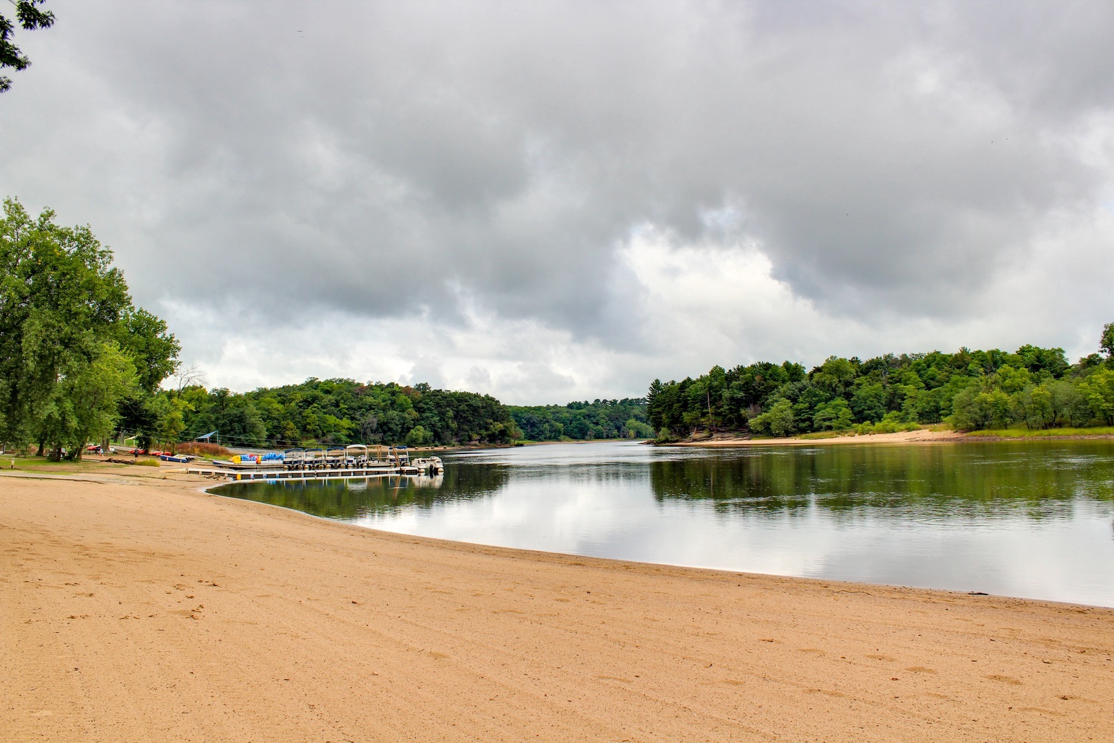 Beach on Wisconsin River