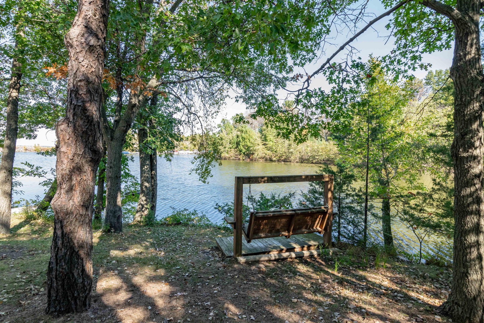 Swing Overlooking Bay