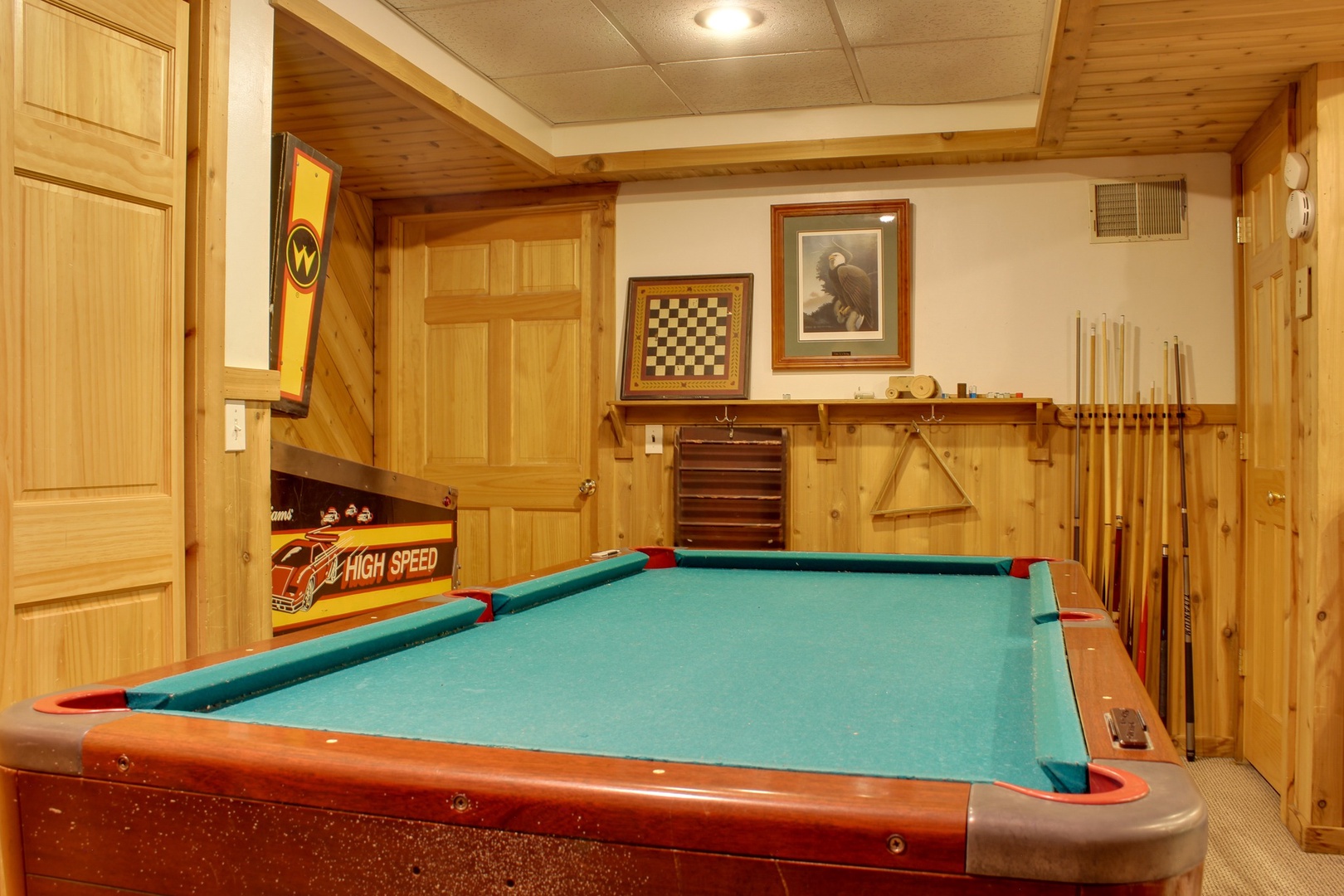Lower Level W/Pool Table