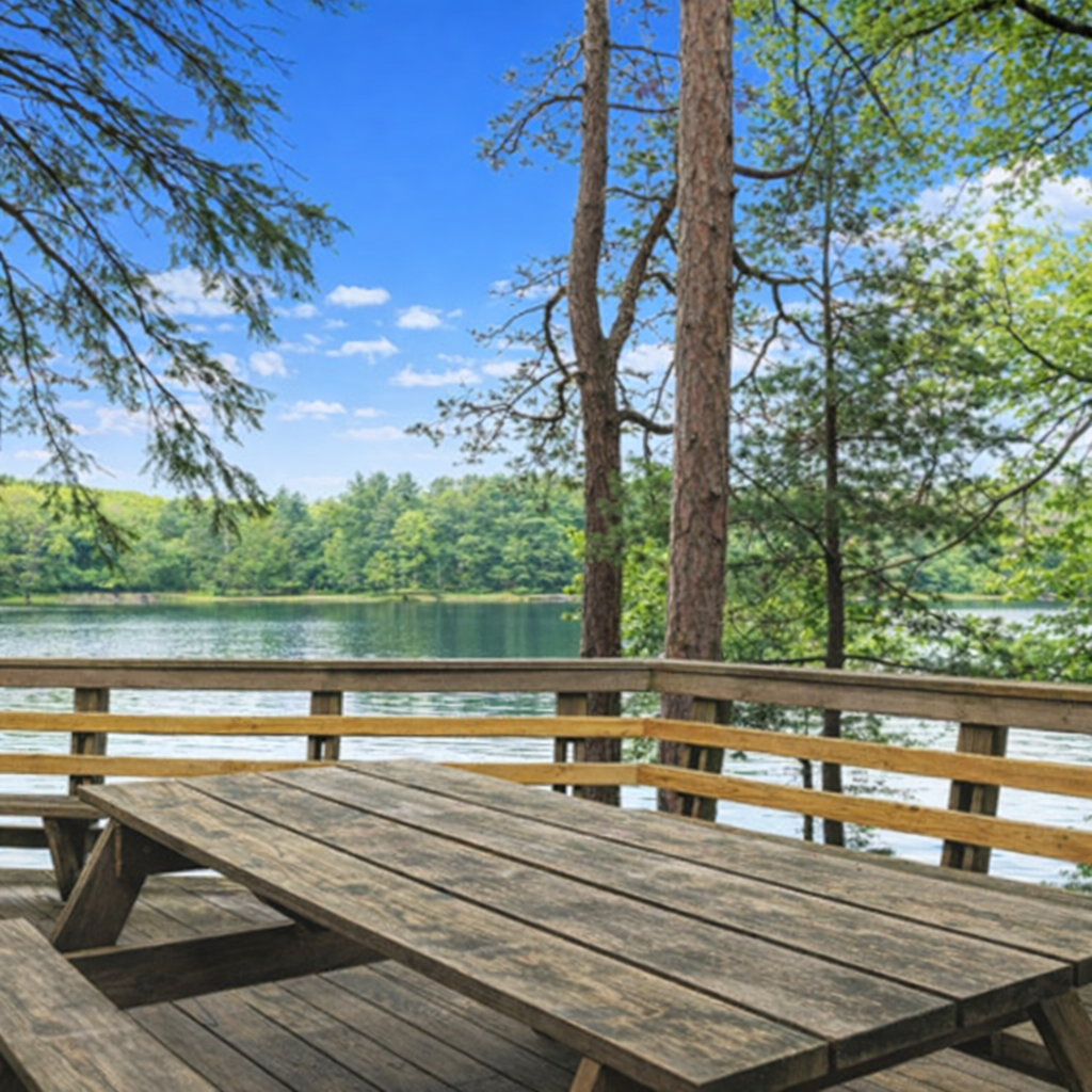 Deck W/Picnic Table