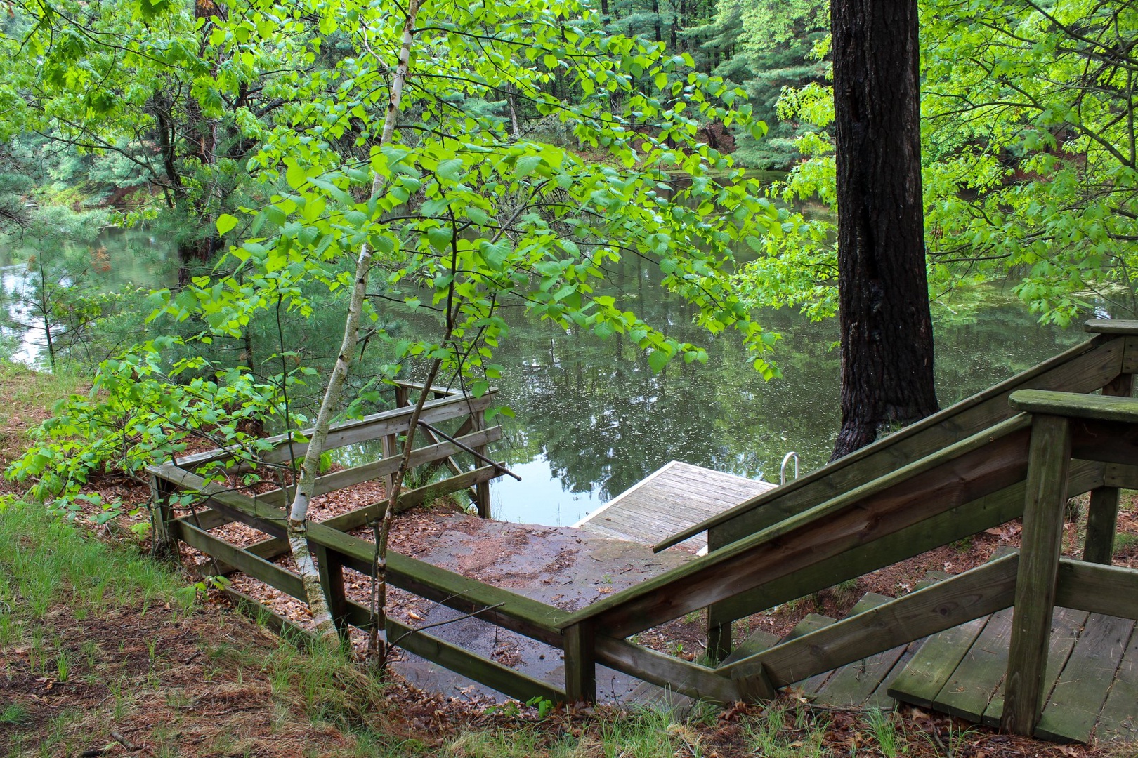 Stairs to Blass Lake