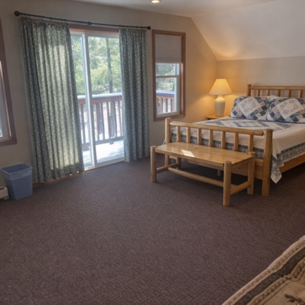 Upper Left Room 1 Queen with a Futon