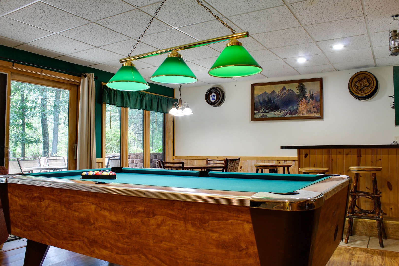 Lower Level W/Pool Table