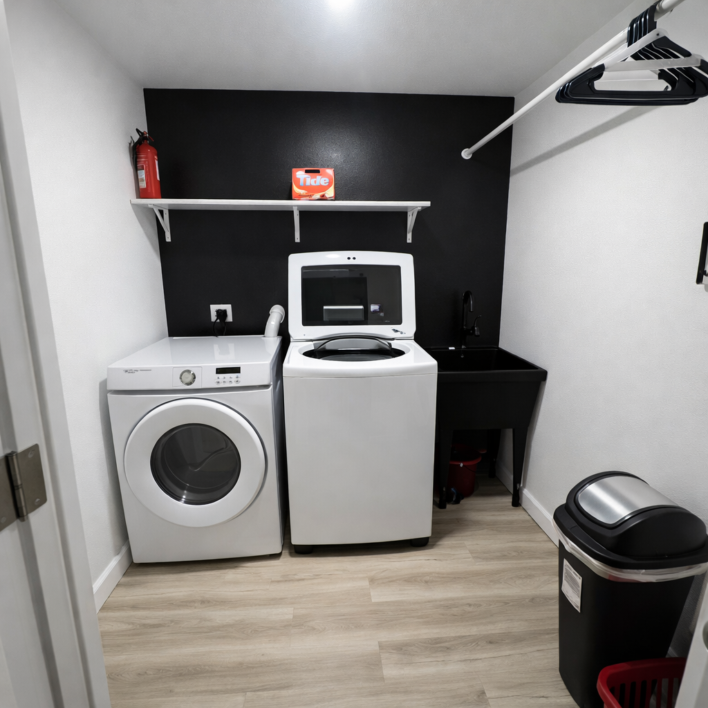 Washer and dryer