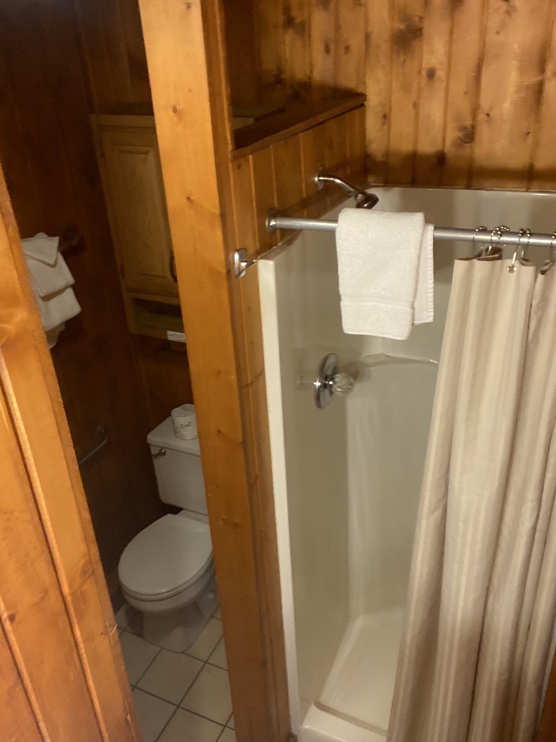 1st Bathroom on right