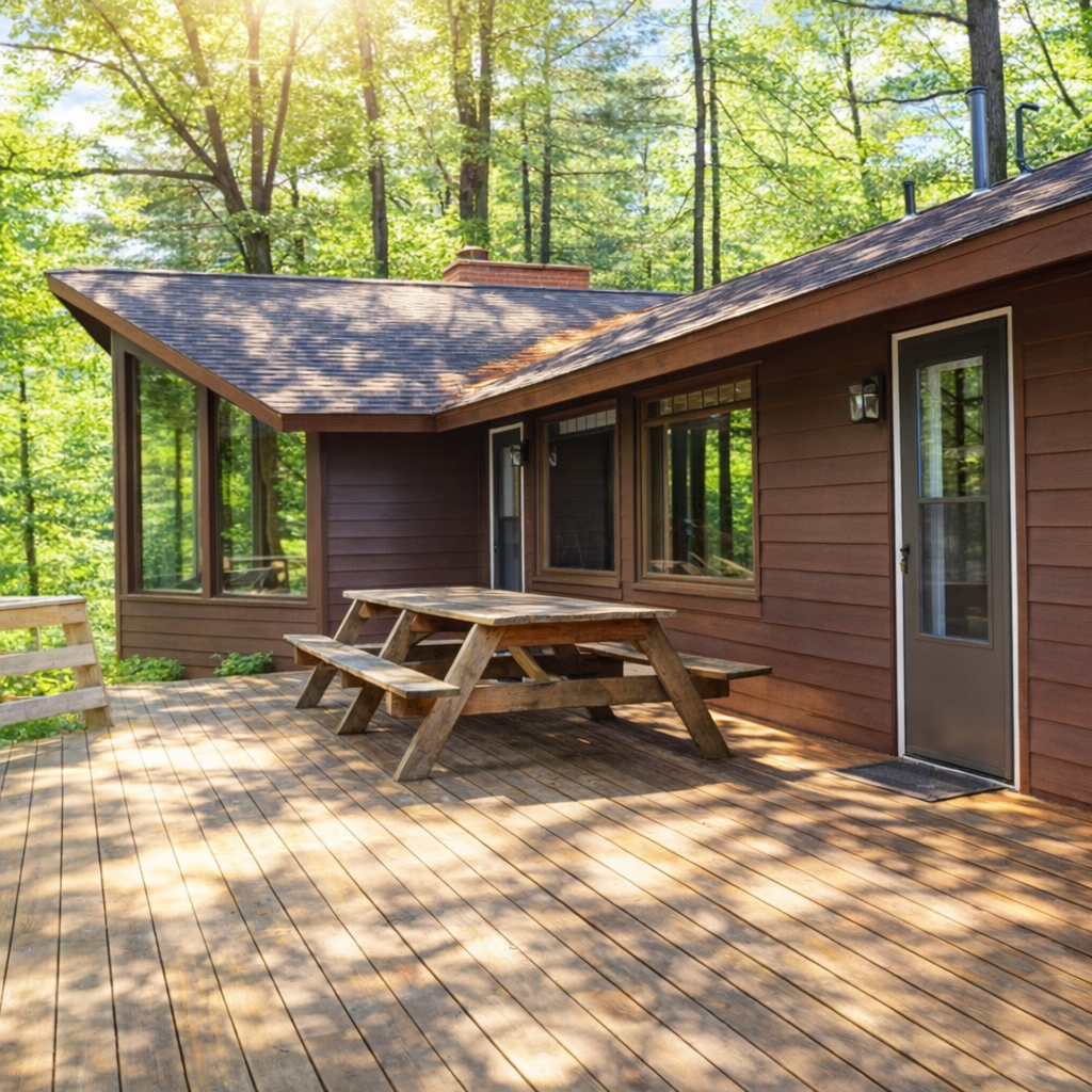 Deck W/Picnic Table