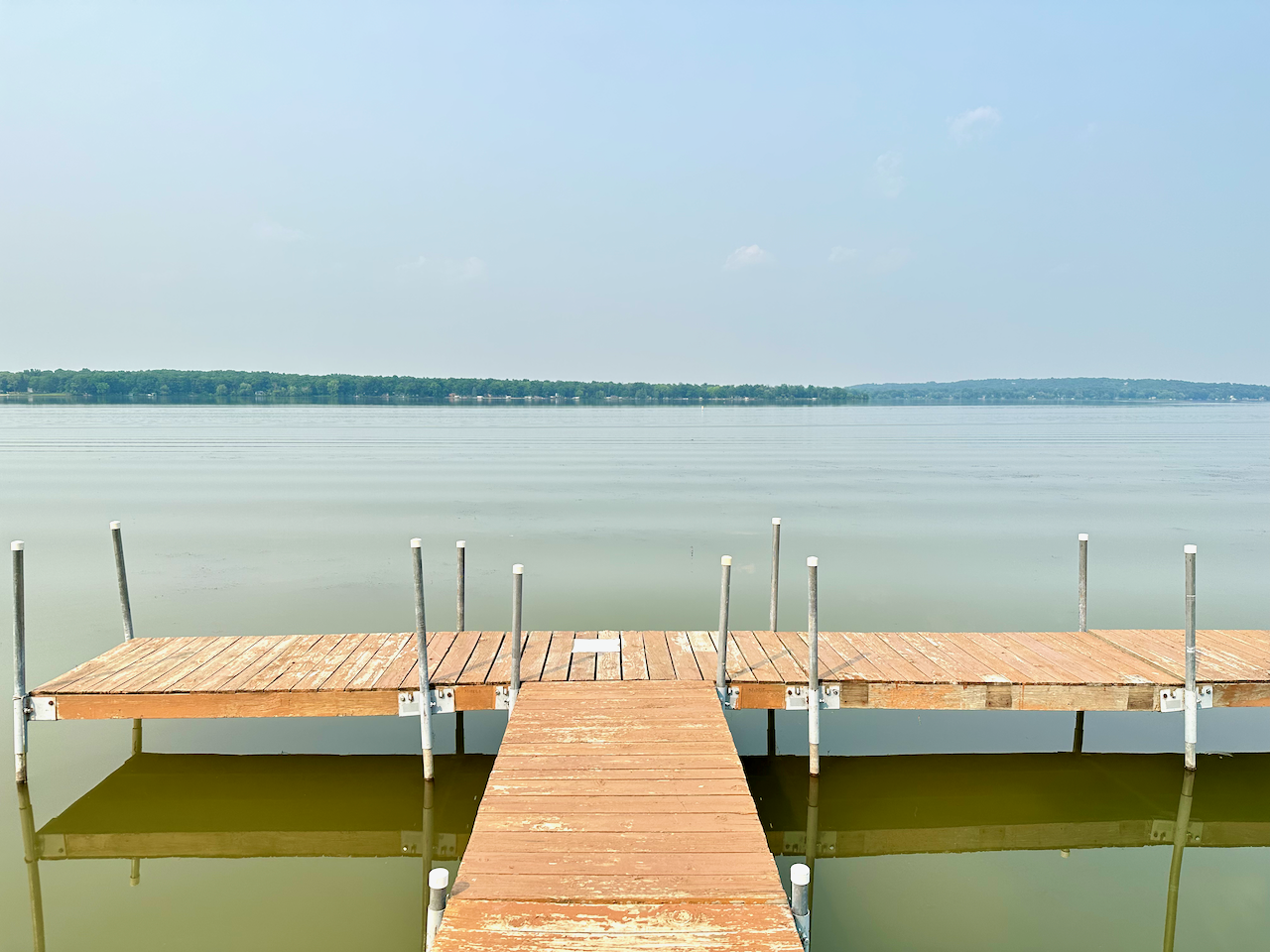 Dock View of Lake Mason