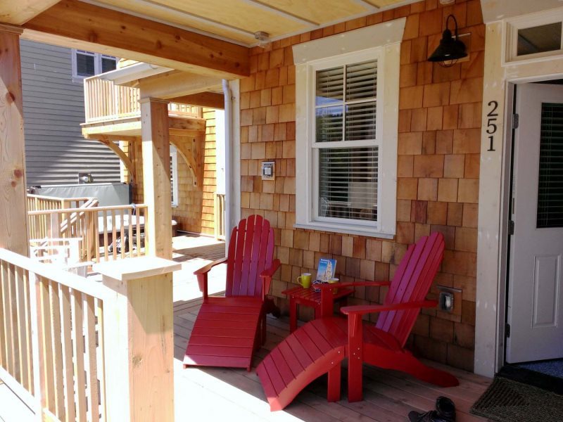 Adirondack Chairs on Porch