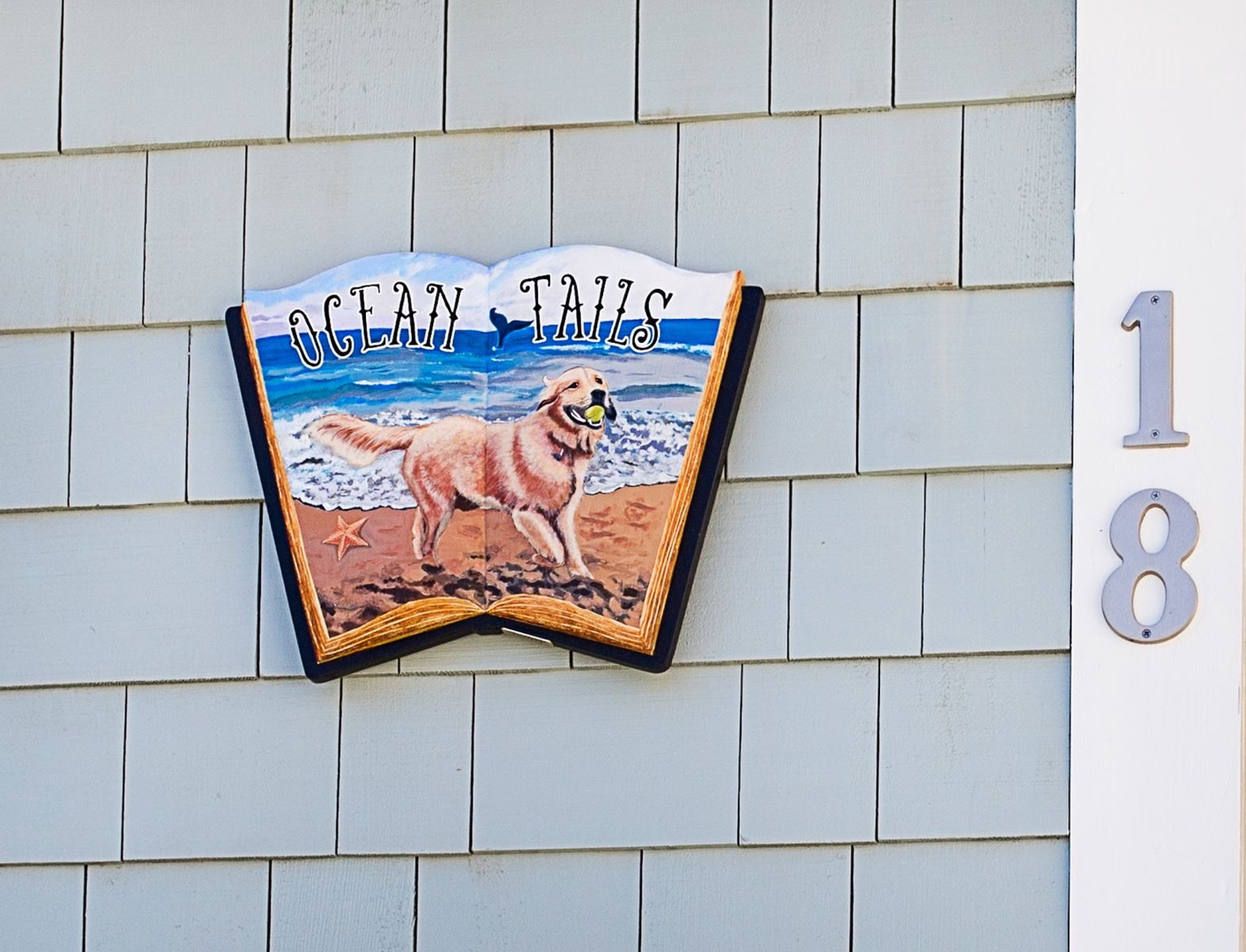 Ocean Tails sign