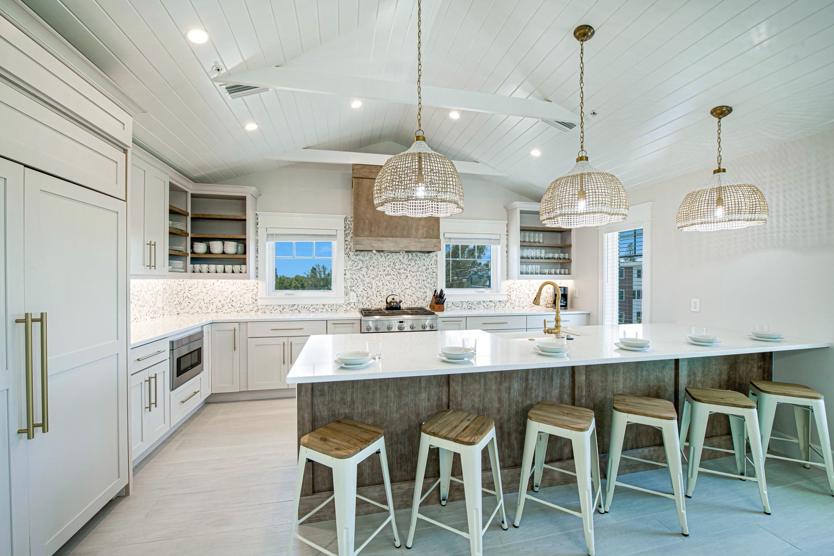 Light and Airy Kitchen with Gulf Views