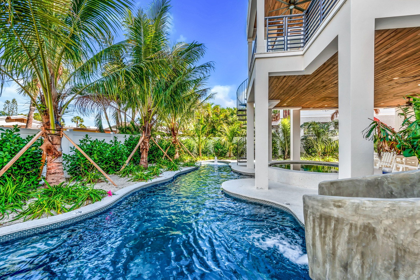 Private Pool with Waterslide