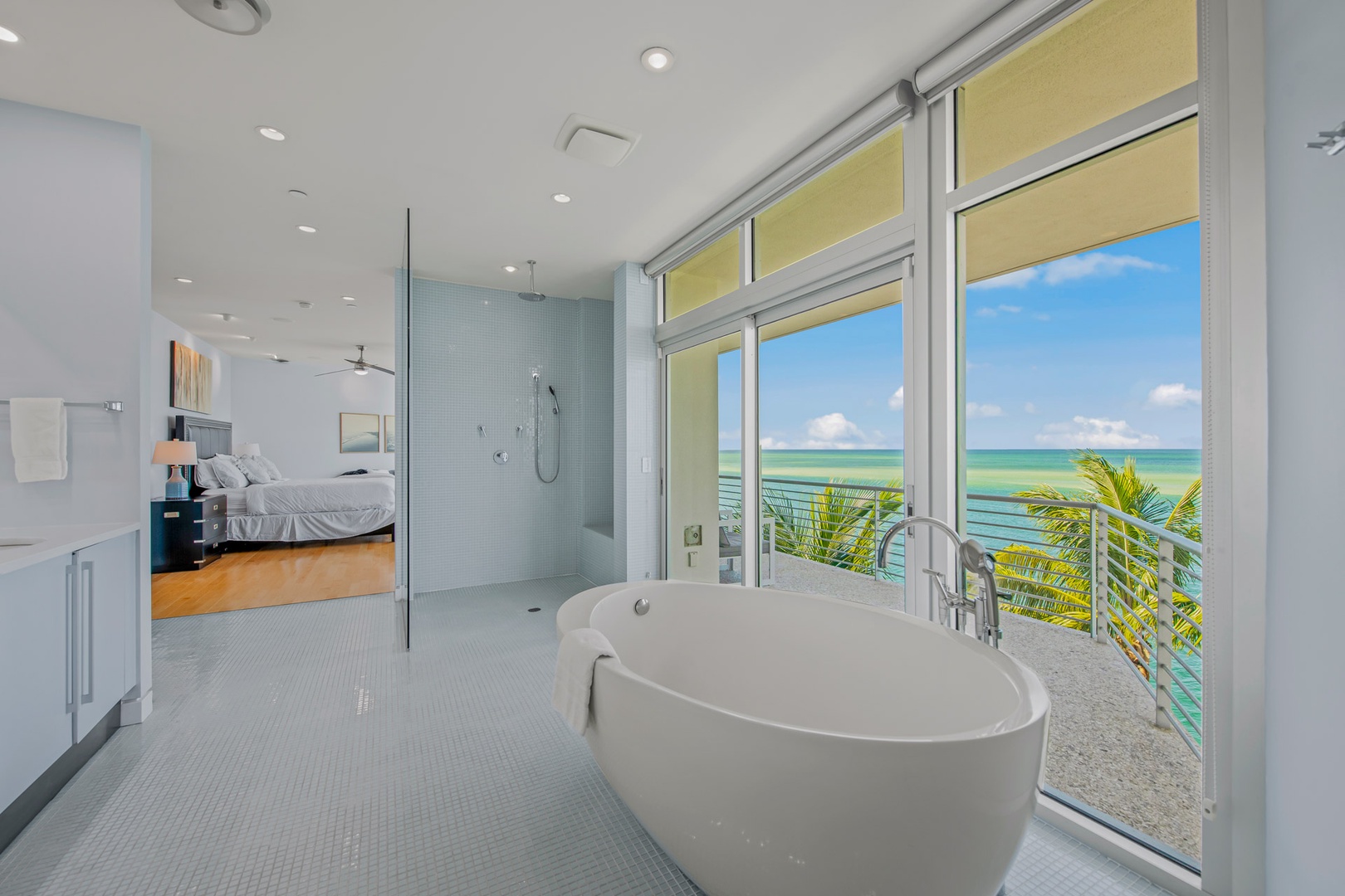 Master Bathroom w/ Views - Freestanding Tub & Walk-In Shower
