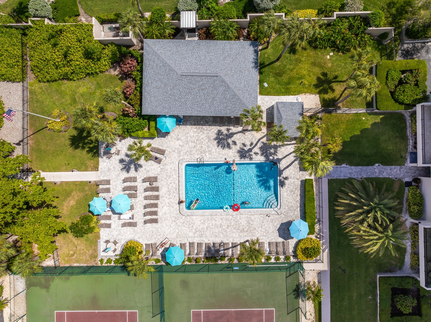 Our House at the Beach, Aerial View