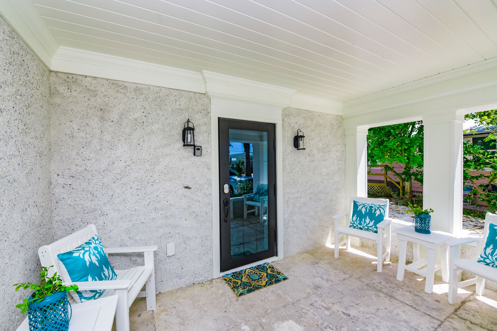 Covered Porch off the Kitchen