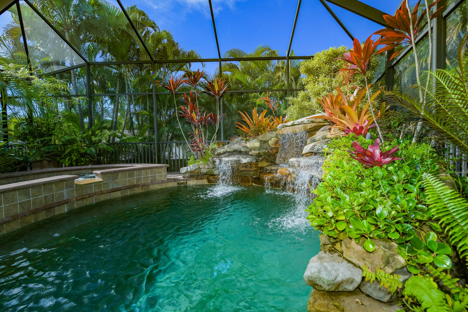 Private Pool and Lush Landscaping