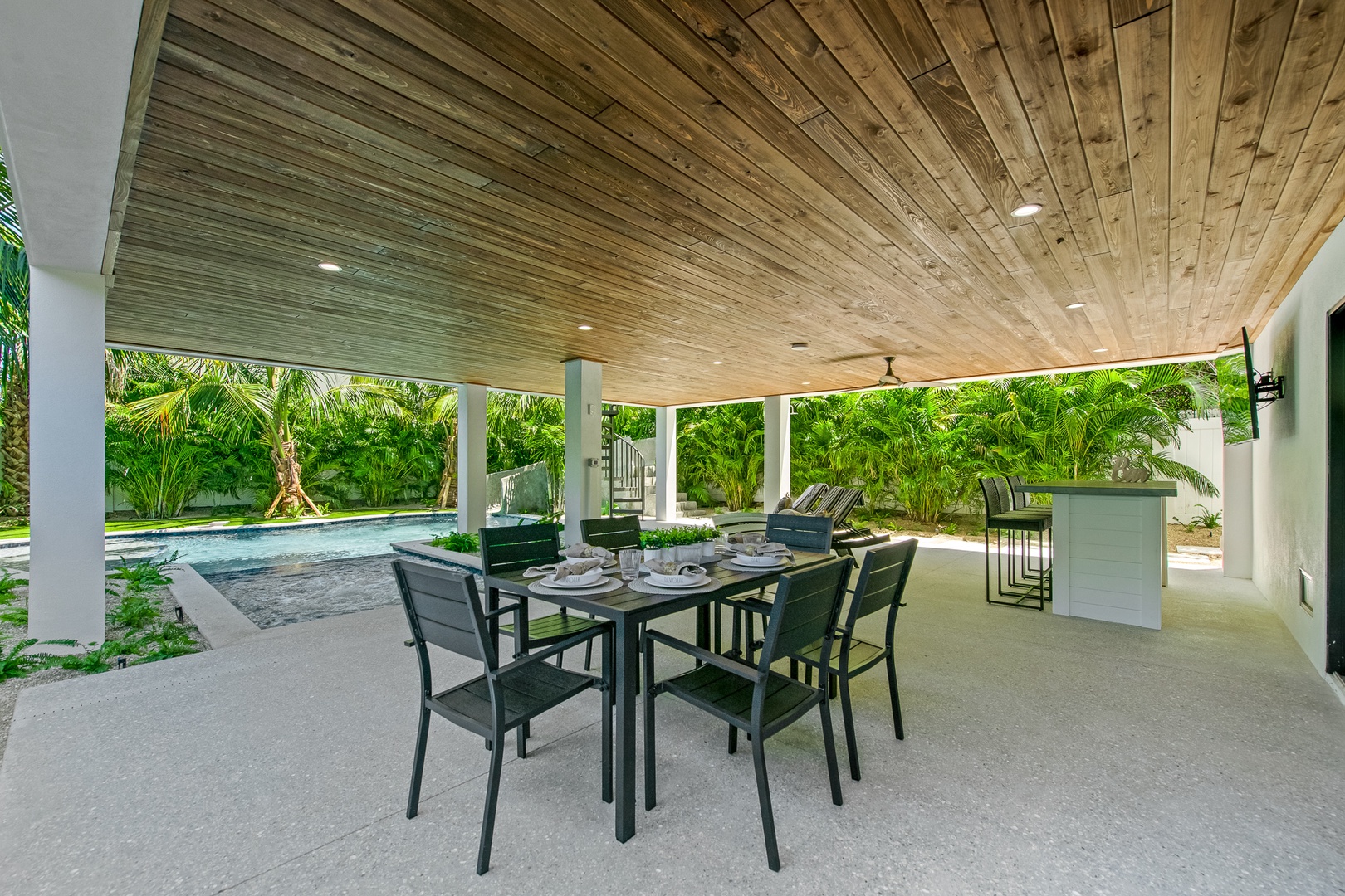 Poolside Dining Table