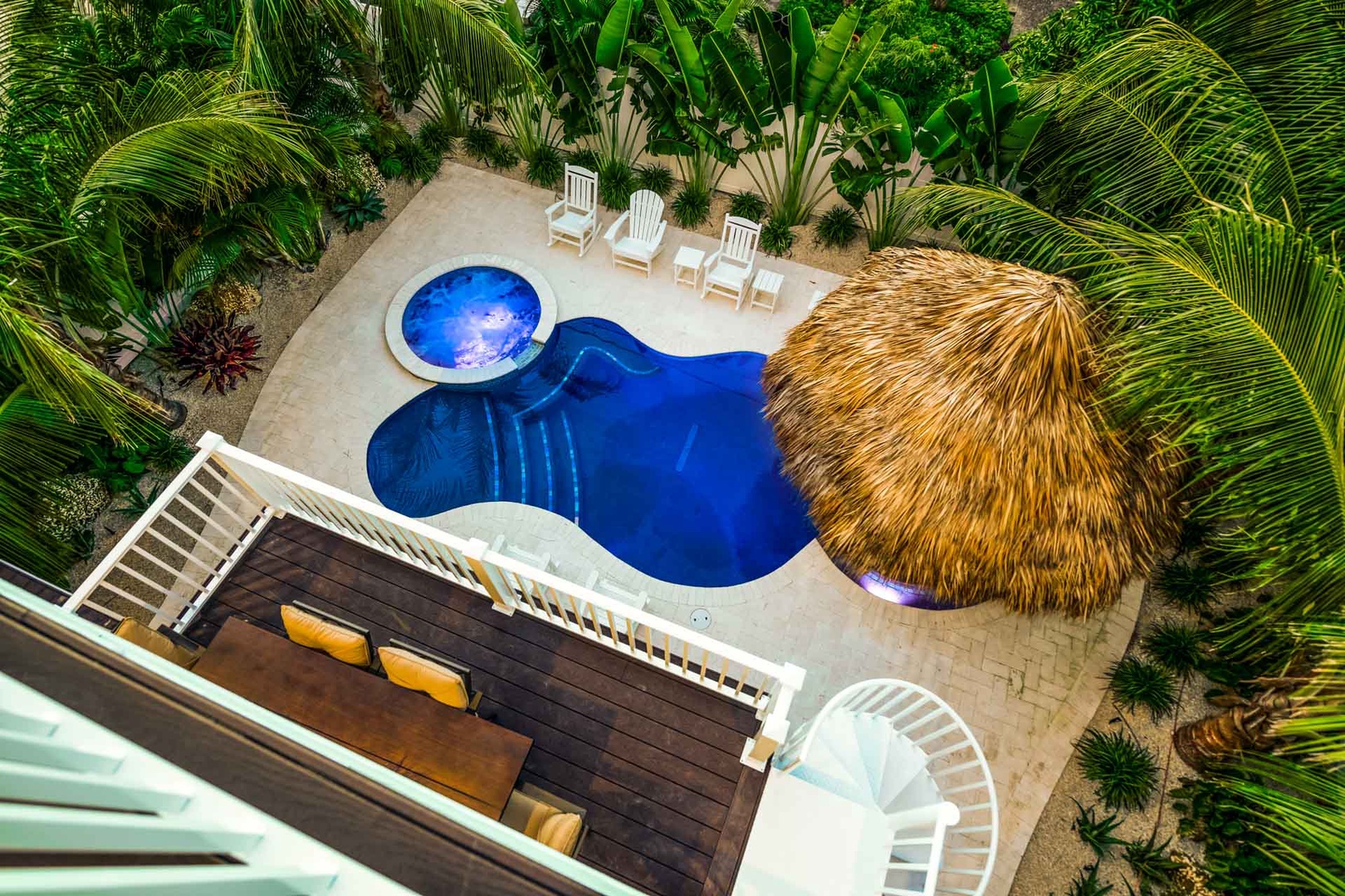 Aerial Pool View