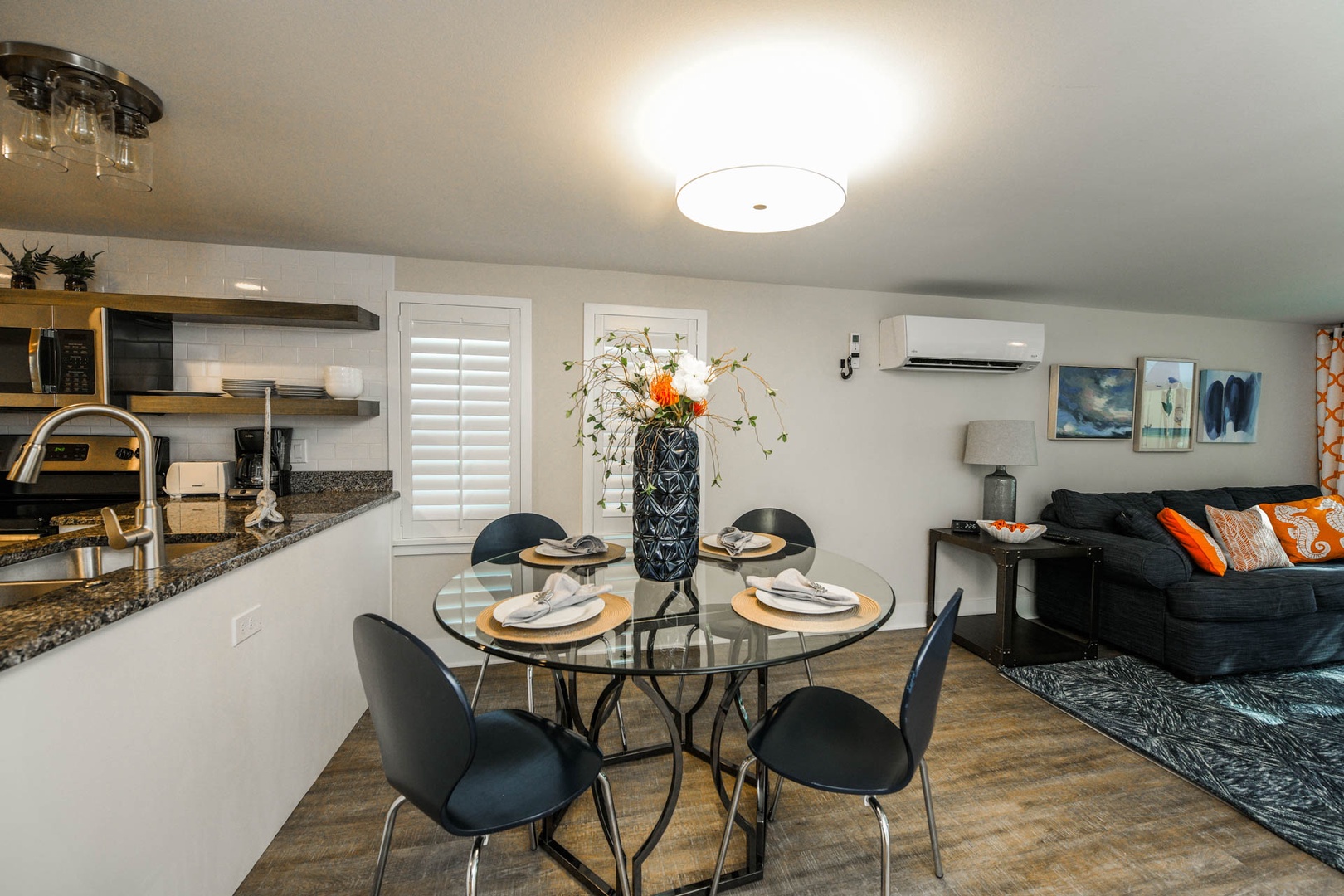 Dining just off Kitchen in Open Floor Plan