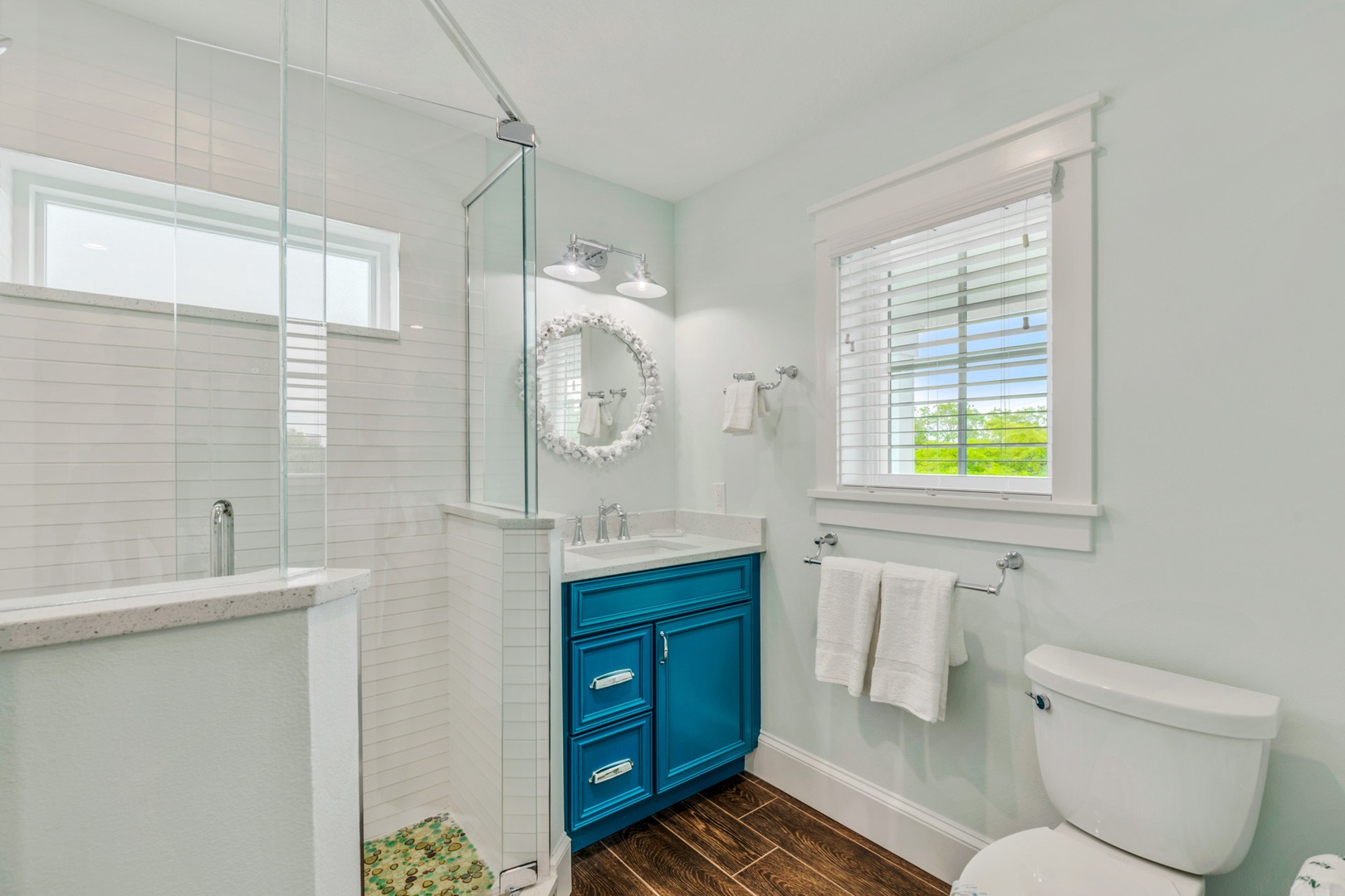 Jack and Jill Bathroom Shared with Bunk Bed Rooms