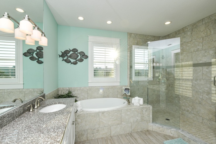 Master Bathroom - Walk in Shower and Private Water Closet