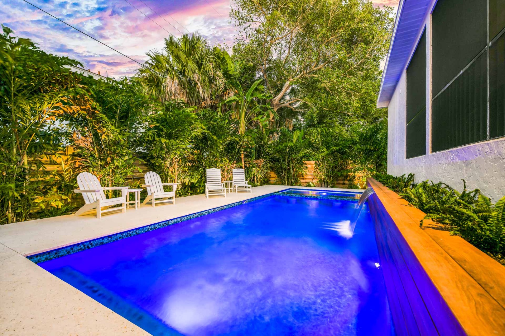 Pool at Dusk