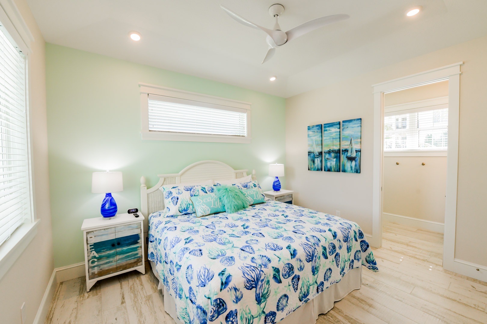 King bedroom with private bath