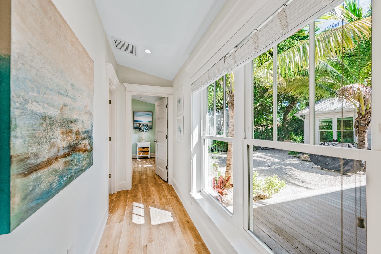 Hallway Leading to Back Wing Behind Dining Area