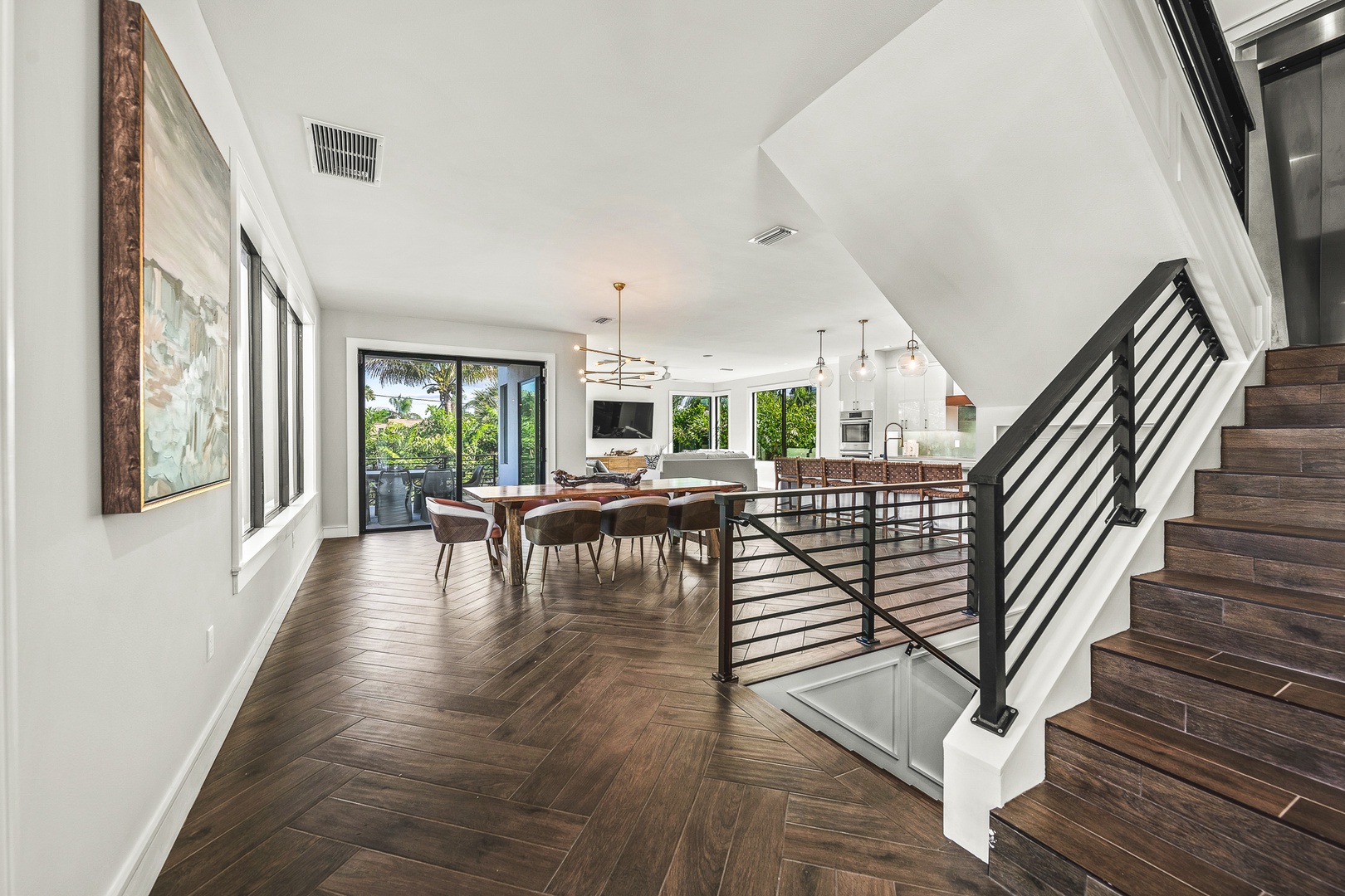 First level of the home (kitchen/living room/dining)