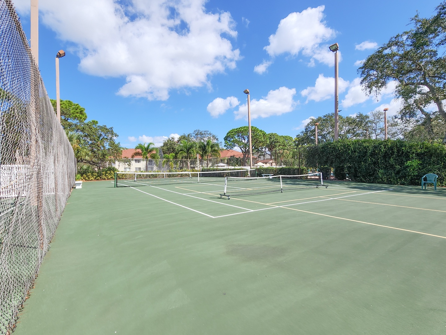 Step onto your private tennis court surrounded by tropical palms and blue skies for an invigorating match in paradise.