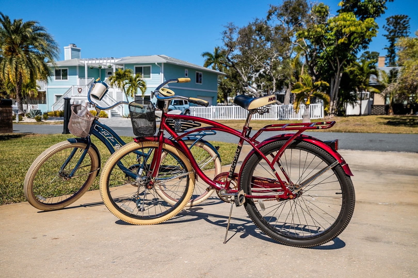 Two bicycles for your use during your stay to enjoy the beautiful surrounding neighborhood.