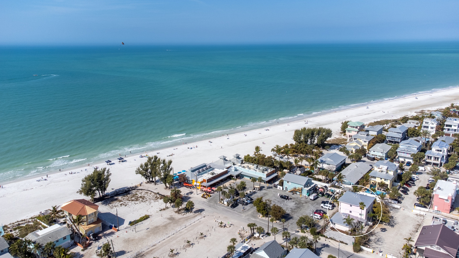 Stunning beachfront community with pristine white sand and crystal-clear waters stretching endlessly along the Gulf Coast.