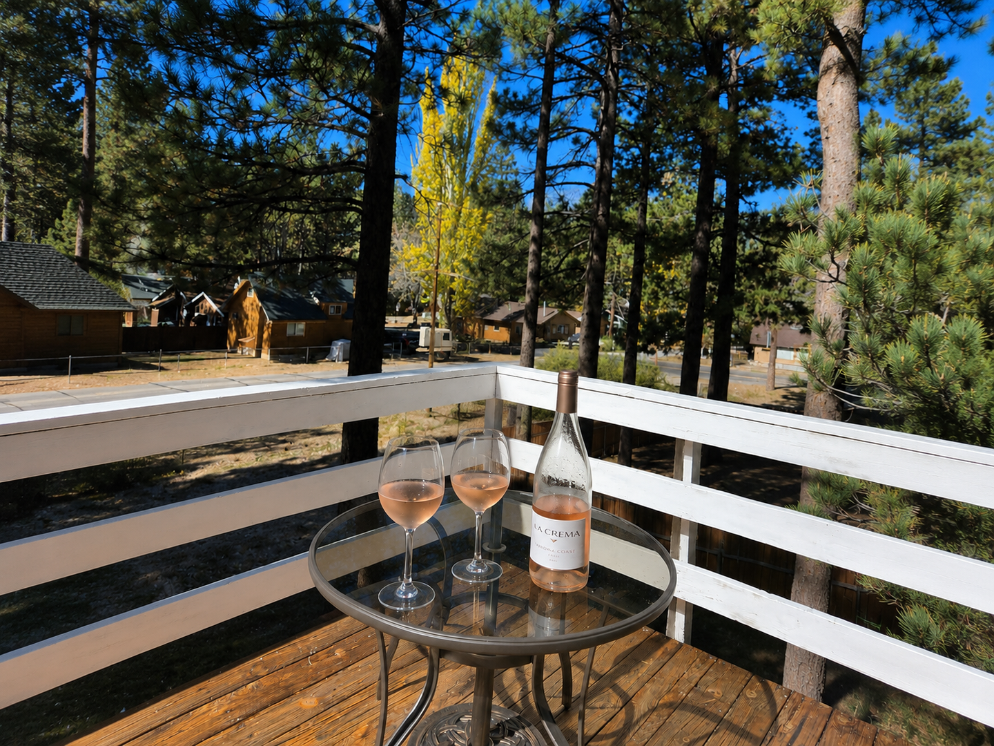 Cheers! Chill under the towering pines. The perfect spot to unwind after a day of exploration!