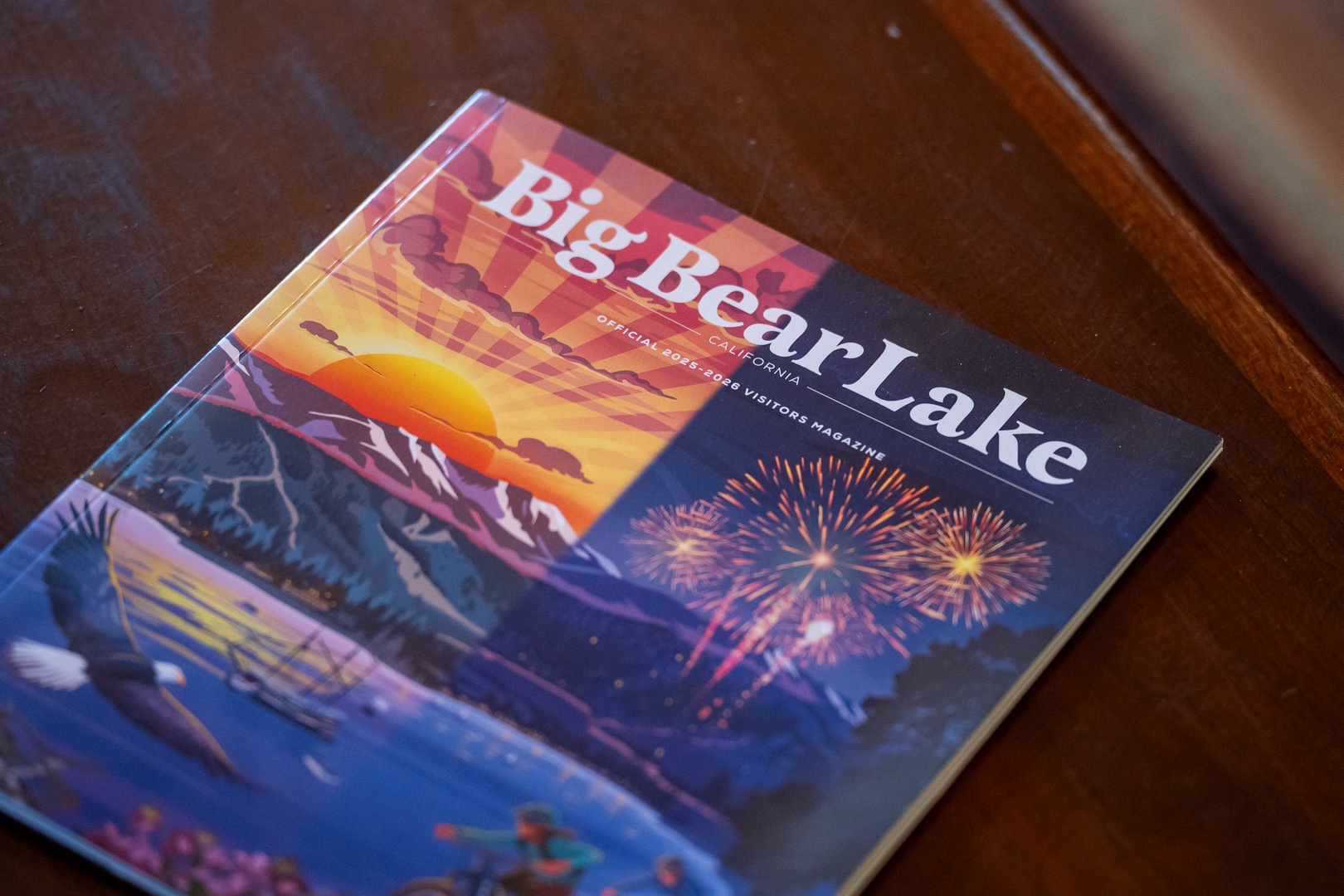 Discover local adventures with your personal Big Bear Lake guide waiting on your coffee table.