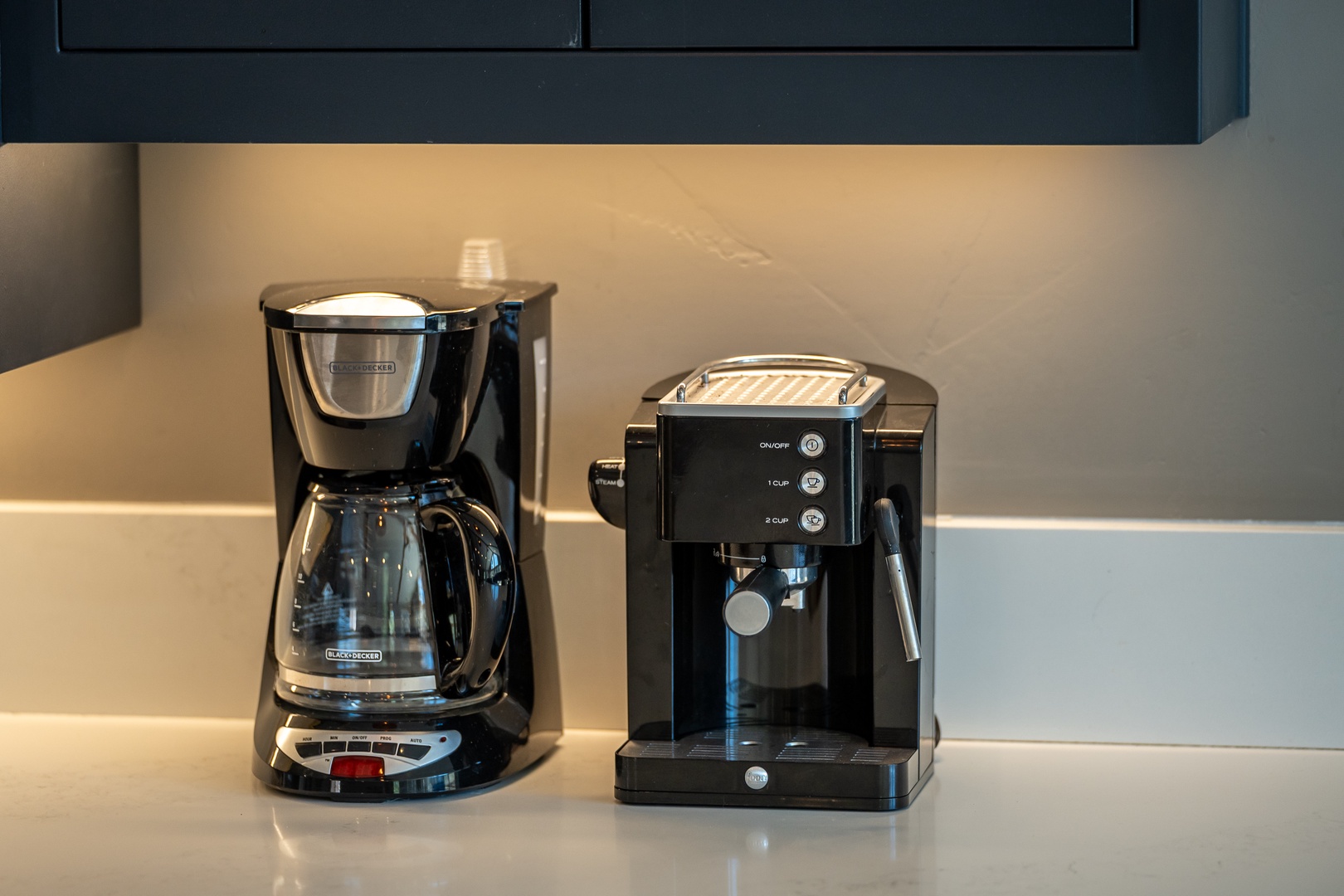 Start your mornings right with freshly brewed coffee from your in-room coffee maker and espresso machine, ready whenever you need that perfect cup.