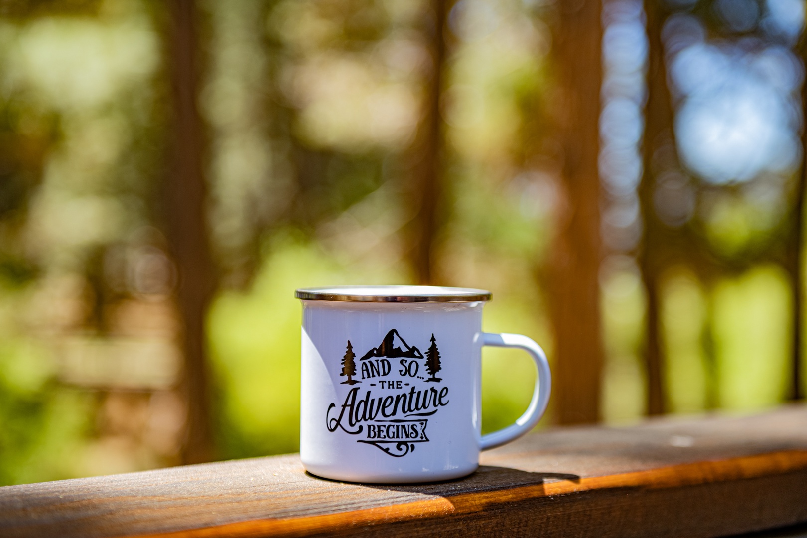 A peaceful moment awaits you on the outdoor terrace, where morning coffee meets fresh forest air and the promise of adventure.