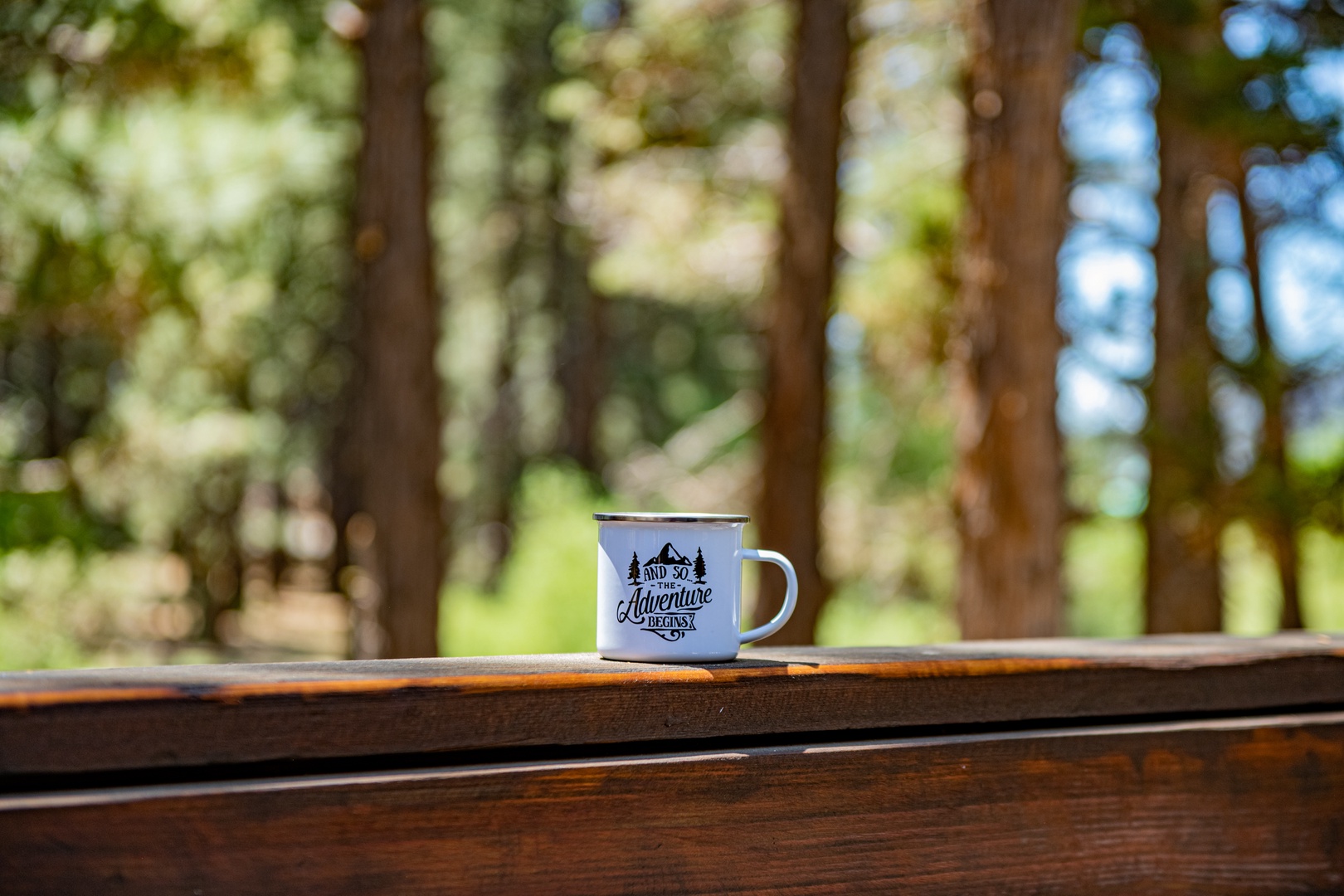 Your mornings here start with coffee and a view of the surrounding forest, a peaceful moment to breathe in the natural beauty from your private balcony.