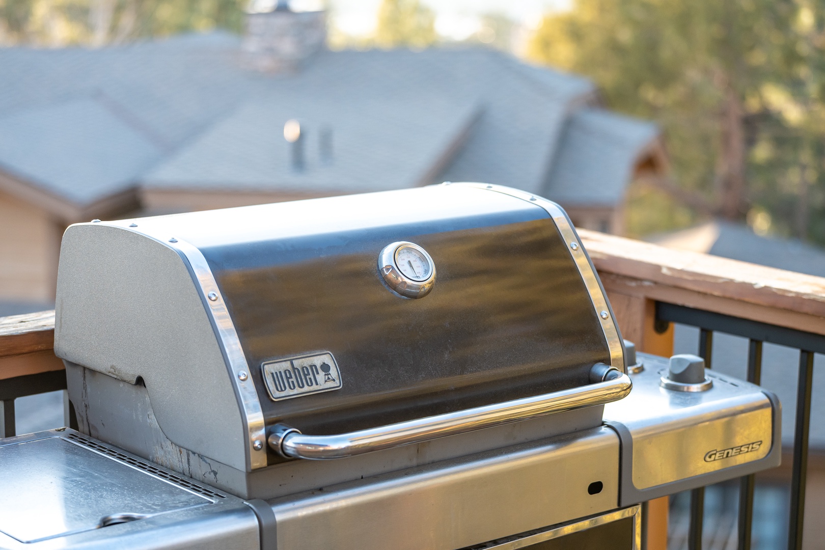 Fire up your favorite meals on this premium Weber grill, perfectly positioned on your private deck for unforgettable outdoor dining experiences.