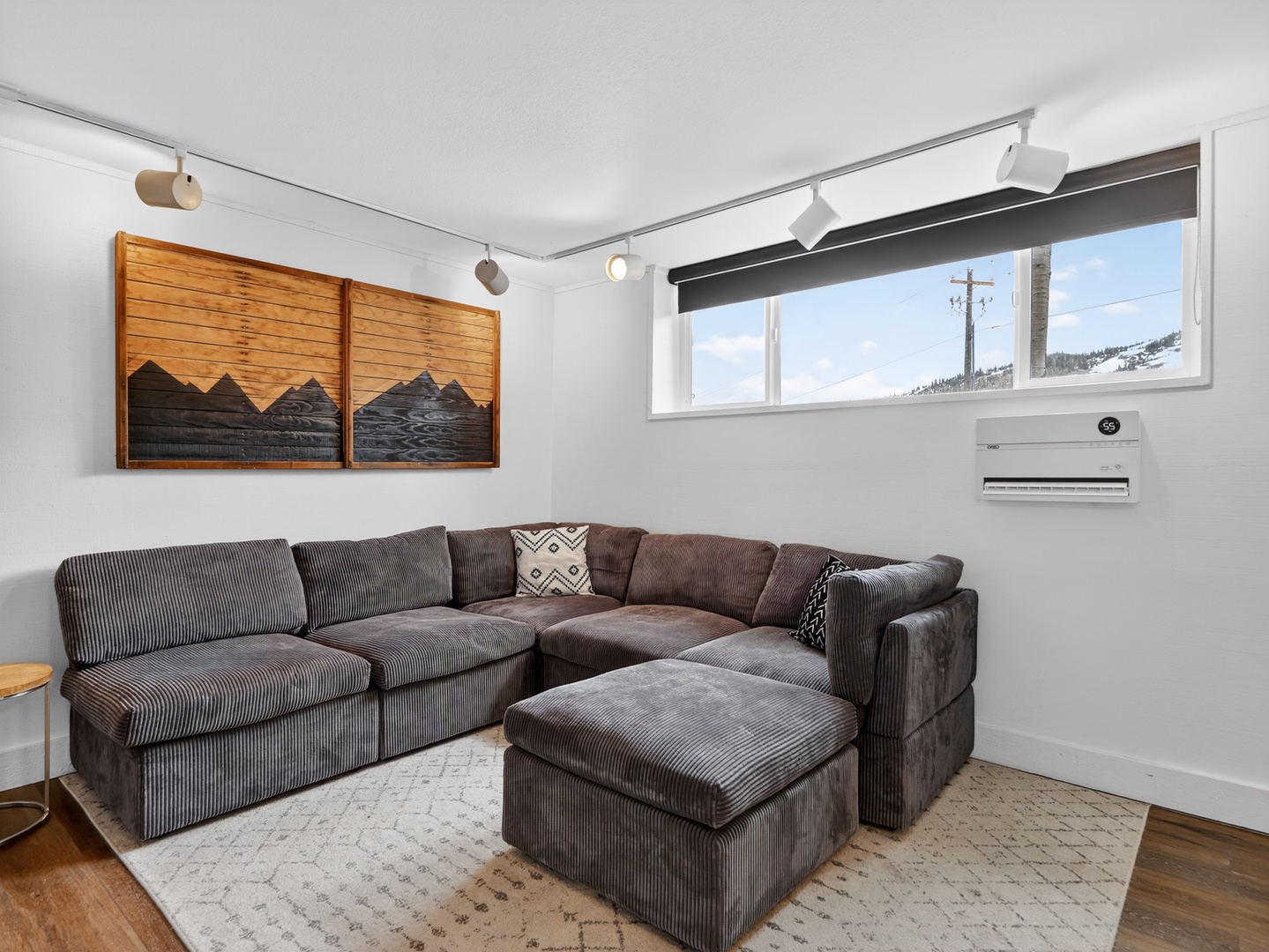 Additional lower-level living space—perfect for relaxing, movies, or extra room to spread out