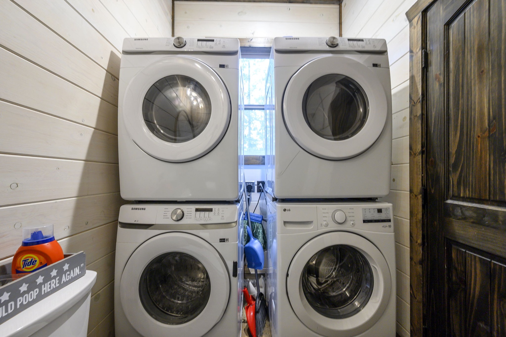 Dual washer and dryer pairs mean you can handle all your laundry needs without waiting between loads—perfect for longer stays.