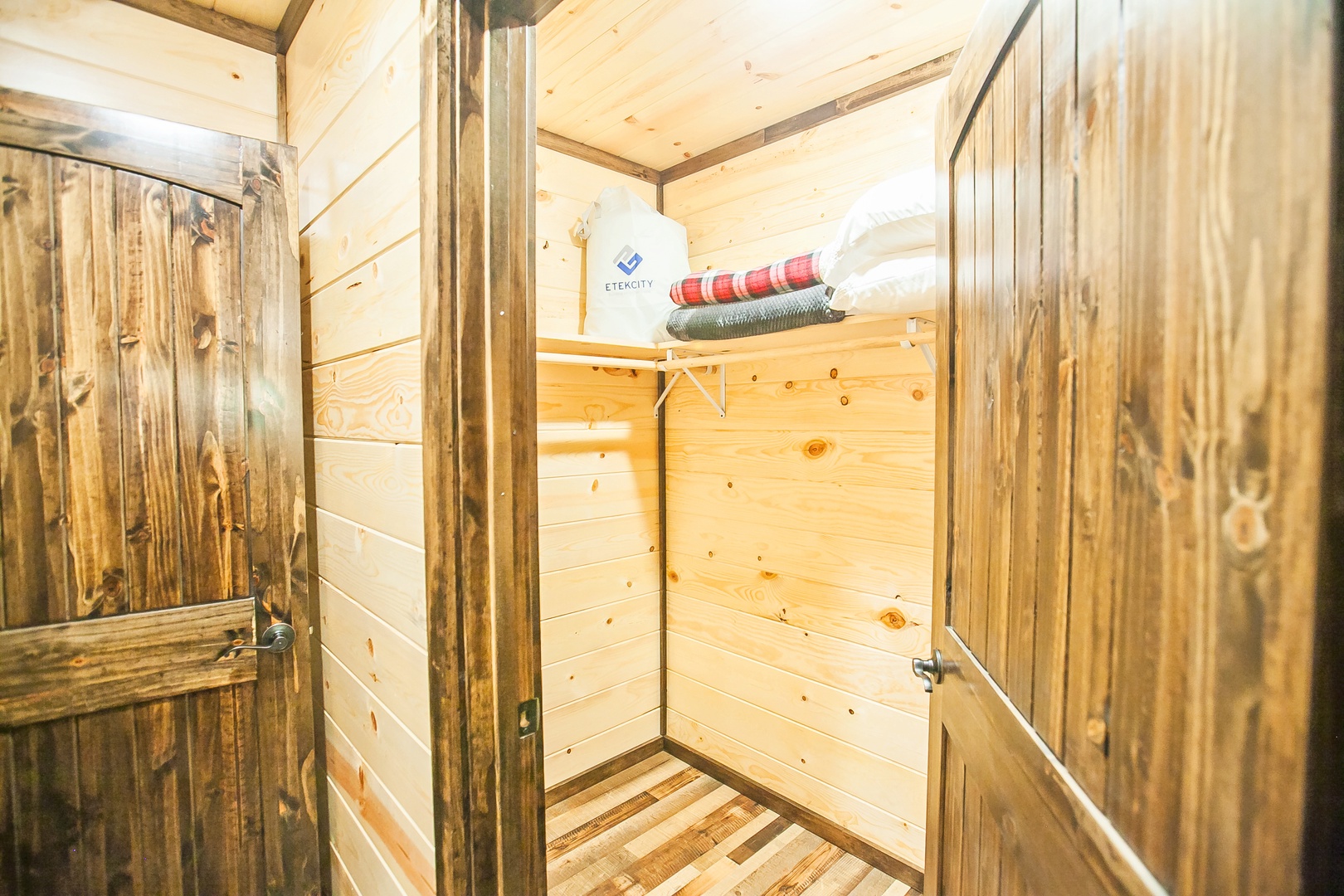 Step into your private sauna retreat, where warm wood surrounds you and soft towels await your relaxation session.