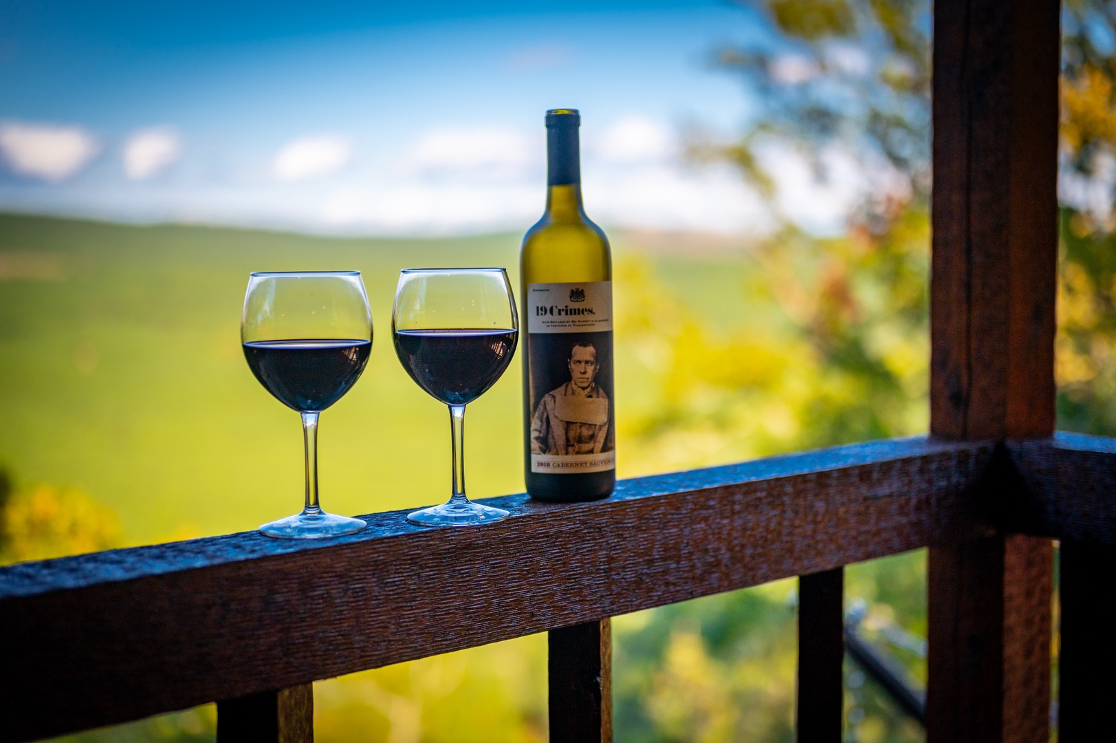 Savor your evening wine on the balcony as golden countryside views stretch endlessly before you.